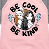 Girls' - Disney - Be Cool Be Kind Shirt Tail Raglan Graphic T-shirt - 2 of 4