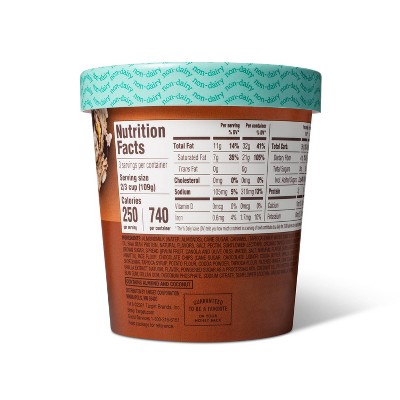 Non-Dairy Plant Based Caramel Fudge Brownie Frozen Dessert - 16oz - Favorite Day&#8482;