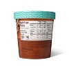 Non-Dairy Plant Based Caramel Fudge Brownie Frozen Dessert - 1pt - Favorite Day™ - 3 of 3