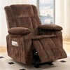 Mjkone Velvet Power Lift Recliners Chair With Lumbar Heating And 8-Point Vibration Massage,Recliner Armchair For Elderly - 4 of 4