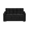 NicBex Sofa Bed with Pull-Out Bed Adjustable Back,Copper Nail Trim & Arm Pockets - 3 of 4