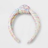 Girls' Ribbed Striped Headband - Cat & Jack™: Fashion Hair Accessory, Recycled Polyester, Ages 3+ - 2 of 3