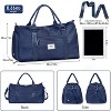 Hachikiko Gym Tote Duffle Bag with Wet Pocket & Shoe Compartment,Water Resistant Travel Carry On Weekender Bag - 3 of 4