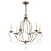 Livex Lighting Chesterfield 6 - Light Chandelier in  Hand Applied Venetian Golden Bronze - 3 of 4