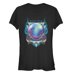 Juniors Womens Marvel Spider-Man: Far From Home Mysterio Masked T-Shirt - 1 of 3