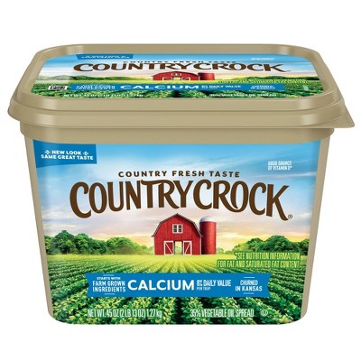 Country Crock Calcium Vegetable Oil Spread Tub - 45oz