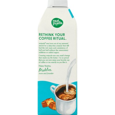 nutpods Unsweetened Caramel Creamer - 25.4 fl oz