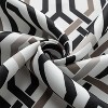 RT Designer Collection Rory Printed Blackout Luxurious Decorative Grommet Curtain Panel Black - 4 of 4