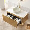GDFStudio Alejandro Modern Bathroom Vanity with Sintered Stone Countertop and Ceramic Vessel Sink - 2 of 4