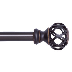 Kenney Agatha 5/8" Standard Decorative Window Curtain Rod - 1 of 3