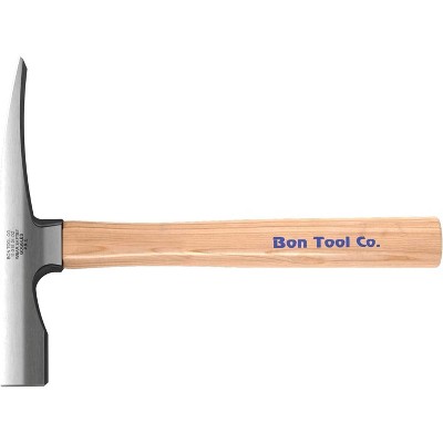 Bon Tool 11-315 Brick Hammer - Steel City 18 Ounce Wood Handle
