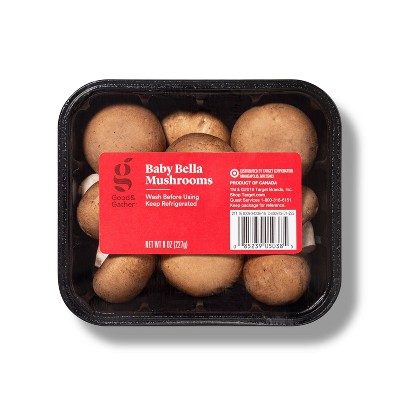 Baby Bella Mushrooms - 8oz - Good & Gather™