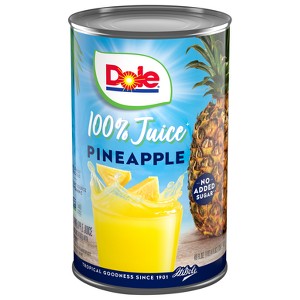 Dole 100% Pineapple Juice - 46 fl oz Can - 1 of 4