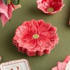 Certified International (Set of 4) 9" Winter Blooms 3D Poinsettia Dessert Plates - 3 of 4