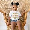 SmileyWorld Flowers With Sunglasses - Toddler Short Sleeve Graphic T-Shirt - 3 of 4