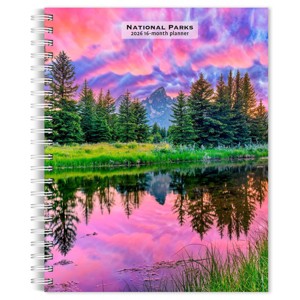 BrownTrout National Parks 2026 6"x7.75" Spiral-Bound Wire-O Engagement Planner Calendar - 1 of 4