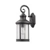 Chloe Lighting Galahad Transitional 1 Light Black Outdoor Wall Sconce 16" Height - 4 of 4