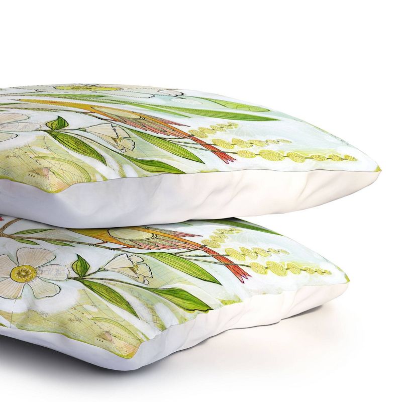 Cori Dantini Community Tree Lightweight Pillowcase Standard Green - Deny Designs, 4 of 5