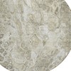 Tan Brown And Beige Abstract Washable Indoor Outdoor Area Rug - 4 of 4