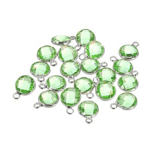 Unique Bargains DIY Craft Jewelry Making Necklace Crystal Birthstone Pendant 20 Pcs - 1 of 4