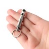 Unique Bargains Metal Adjustable Sound Pitch Lightweight Dog Whistle with Keychain Silver Tone 1 Pc - 4 of 4