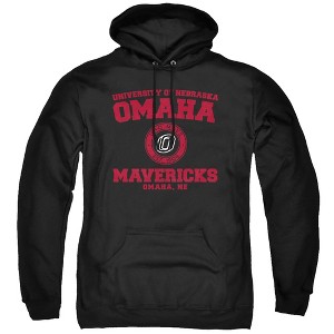 University of Nebraska at Omaha Official Circle Logo Adult Pull-Over Hoodie - 1 of 4