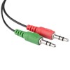 INSTEN 8" Dual Mic 3.5mm Stereo 2 Plug Male to 3.5mm Female Adapter - image 3 of 4