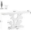Tribesigns 55.12-Inch Wooden Narrow Long Console Table - 3 of 4