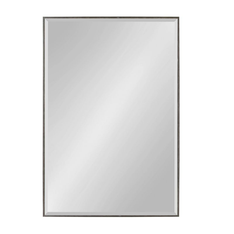 25&#34; x 37&#34; Rhodes Framed Wall Mirror Dark Silver - Kate and Laurel, 3 of 8