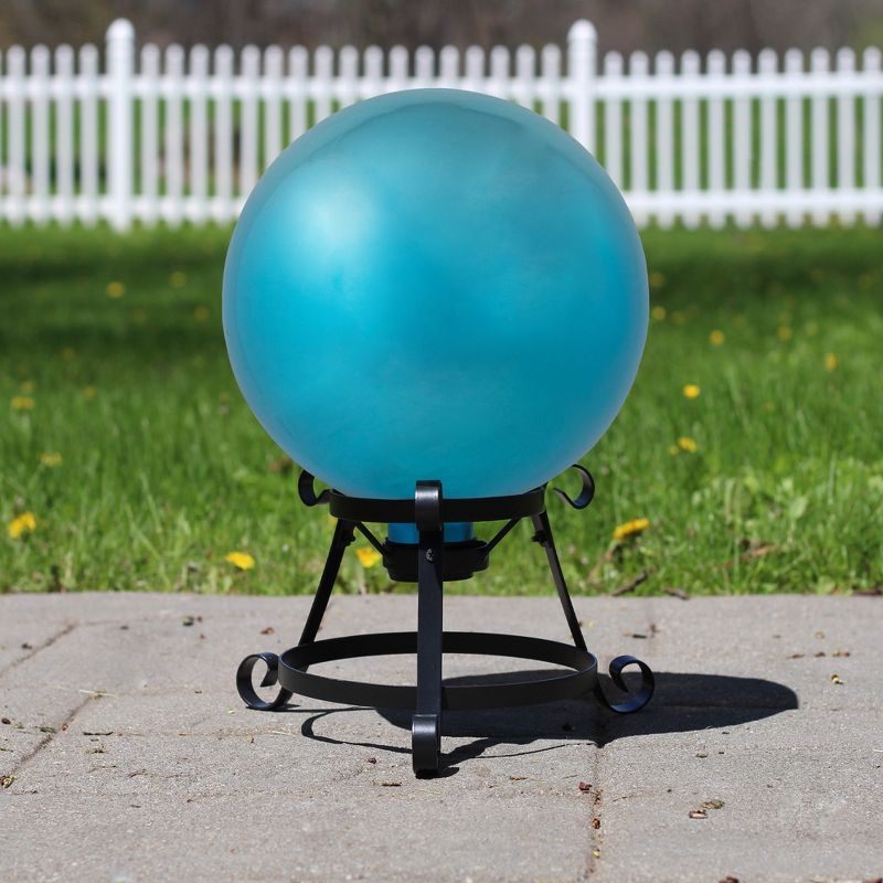 Northlight Outdoor Garden Mirrored Gazing Ball - 10" - Turquoise Blue, 2 of 6