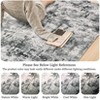 Colorful Abstract Area Rug Boho Washable Living Room Rug Modern Non-Slip Low Pile Area Rug Throw Rug for Dining Room Home - 3 of 4