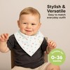 KeaBabies 10pk Organic Baby Bandana Bibs, Baby Drool Bibs for Baby Boy, Girl, Baby Bibs for Infant, Newborn - 4 of 4