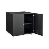 Metal Storage Cabinet with Locking Doors Adjustable Shelf,Folding Filing Storage Cabinet,Locker Cabinet for Home Office,School-The Pop Home - 2 of 4