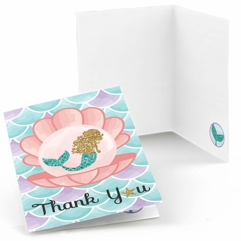 Big Dot Of Happiness Ahoy - Nautical - Shaped Thank You Cards - Baby Shower  Or Birthday Party Thank You Note Cards With Envelopes - Set Of 12 : Target