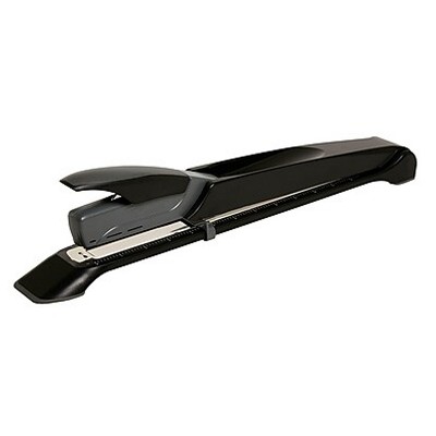 MyOfficeInnovations One-TouchLong Reach Stapler Fastening Capacity 25 Sheets Black/Gray 1828106