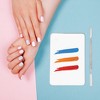 Unique Bargains Leightweight Nail Art Palette Silver Tone 1 Set - 2 of 4