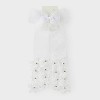Shear Floral Bow Hair Barrette - A New Day™ White - 2 of 3