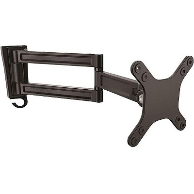 StarTech Wall Mount Monitor Arm Dual Swivel Up to 27" Black ARMWALLDS