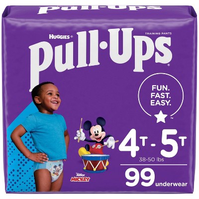 Pull-Ups Boys' Learning Design Pack Disposable Training Pants - 4T-5T - 99ct