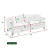 VYNXARIA sofa for Living Room,2 Seater Sofa Tufted Couch with Rolled Arms and Nailhead for Living Room,Bedroom - 4 of 4