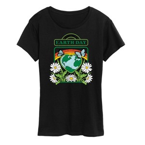 Women's - Instant Message - Everyday Is Earth Day Short Sleeve Graphic T-Shirt - 1 of 4