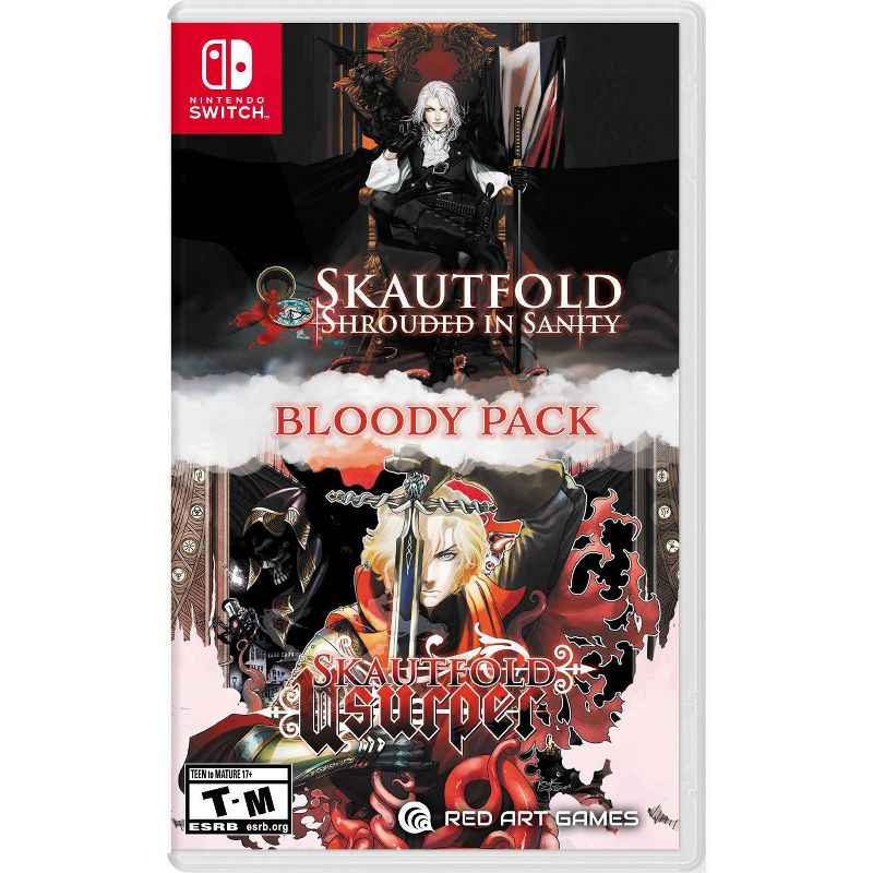 Skautfold Bloody Pack - Nintendo Switch: Metroidvania RPG, Action-Adventure, Single Player, ESRB Teen, 1 of 12