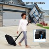 RISOKEYS Portable Basketball Hoop, Height Adjustable 4.74-10 ft, with 43 in Backboard and Wheels, for Indoor Outdoor - 2 of 4