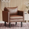 Christopher Knight Home Chandler Faux Leather Club Chair Cognac Brown/Dark Brown - 2 of 4