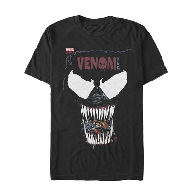 Men's Marvel Legacy Venom Bite T-shirt - Black - 5x Large : Target