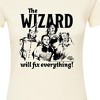 Women's - Wizard of Oz - The Wizard Will Fix Everything Fitted Graphic T-Shirt - 2 of 4