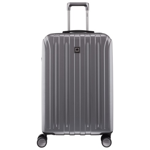 Delsey Paris Titanium Expandable Upright Hardside Large Checked Spinner  Suitcase - Graphite : Target