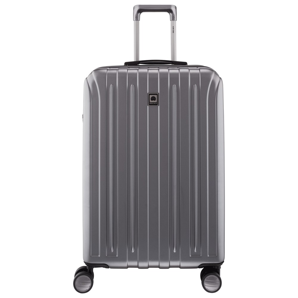 Photos - Luggage Delsey Paris Titanium Expandable Upright Hardside Large Checked Spinner Su 