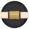 Lark Kai 1 - Light Vanity in  Black/Lacquered Brass - 3 of 4