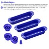 Unique Bargains Plastic Single Coil Switch Tip Pick-Up Covers Set - 4 of 4